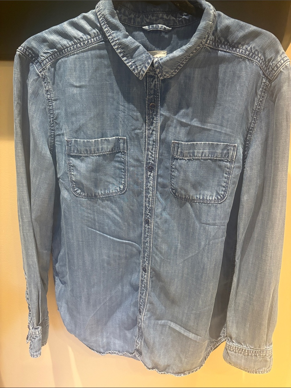 TNA Light Blue Denim Button-Up Shirt for Kids